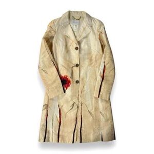 NWT Celine floral printed silk coat, size 38